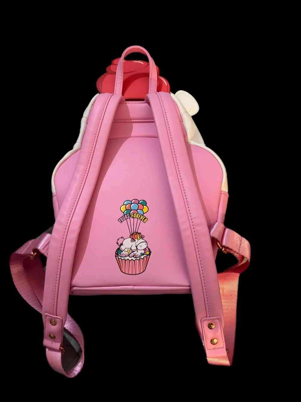 Loungefly x Universal Studios Pink Unicorn Cupcake Despicable Me Kids Backpack